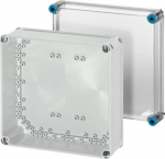 Empty box K 0200 300x300x170 mm with opaque lid, grey 60001038 | 4012591116530