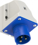 Wall mounted plug 3x16A (2P+PE) 6h IP44 blue 513-6 | 9003399513060