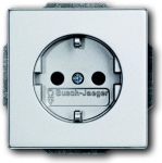 Socket outlet 16A 250V 20 EUC-83-500 aluminium silver Future 2CKA002011A6213 | 4011395173541