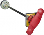 Front rotary handle, red handle, for INS/INV320&hellip;630 & INSJ400. product or component type: rotary handle - accessory / separate part type: control accessories - handle front plate colour: yellow - rotary handle mounting style: extended. 31053 | 33 ...