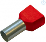 Twin-end sleeves 1/8, red, 100 pieces 270784 | 4011923096762
