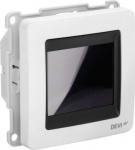 Thermoregulator DEVIreg Touch, from +5&deg;C to +45&deg;C, 16A, with floor sensor and room sensor, white, without frame 140F1065 | 5703466215142