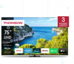 TV Set THOMSON 75" 4K/Smart 3840x2160 Wireless LAN Bluetooth Google TV Black 75UG5C14 75UG5C14 | 9120106662276