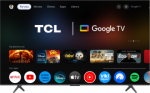 TCL 4K QLED TV | 75T8C | 75 | Smart TV | Google TV | Black 75T8C | 5901292526702