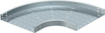 Horizontāls 90&deg; līkums visu veidu kabeļu renēm ar malas augstumu 60 mm. 7125526 | 4012196247752