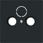 With 2 connectors Acc. to German Standard DIN 45330. Radio/TV/SAT. With M3 fixing screw. 2CKA001724A4439 | 4011395317051
