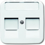 For modular jack with slide entrance. To fit only Art. No. 1810, 1812, 1814, 1816, 1818, 1819 and 1820. Size of labelling field: 41.5 x 10 mm. 2CKA001753A9989 | 4011395173152