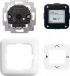 Consisting of Busch-Blind control II insert 6411 U-101. Consisting of the comfort timer control element 6455-101. Consisting of Reflex SI cover frame, 1gang 2511-214 Consisting of the Reflex SI cover plate for timer control element 6435-214. 2CKA0064 ...