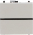 Color: White.   Rated voltage: 110 - 250 Vac   Rated current: 16 A   Screwless terminals   1-gang, 1-way - Normally Closed (NC) contact   Locator lamp option not available   Size: 2 modules. 2CLA220460N1101 | 8427238063560