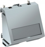 Kabeļu izvads taisns 45x45mm, PC, alumīnija lakots 6117422 | 4012196144884