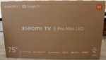 SALE OUT. Xiaomi TV S Pro Mini LED 75 2026 4K UHD (3840 x 2160) | Xiaomi TV S Pro Mini LED 75 2026 | 75" | Smart TV | Google TV | 4K UHD (2160p) | Dark Grey | DEMO ELA6336EUSO | 2000001427606