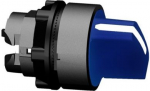 Head for selector switch, Harmony XB5, XB4, blue &Oslash;22 mm 3 position stay put ZB5AD306 | 3389110815825