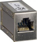Female connector RJ45, set of 5. range of product: NS1600b...3200, NS630b...1600, NSX100...250, NSX100...250 DC, NSX400...630, NSX400...630 DC, PowerPact multistandard - product or component type: female/female connector - quantity per set: set of 5. ...