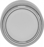 Head for non illuminated push button, Harmony XB4, white flush, 22mm, spring return, clear membrane, ZB4BP183 | 3389110109856