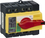 switch disconnector, Compact INS63, 63A, with red rotary handle and yellow front, 4 poles 28919 | 3303430289197