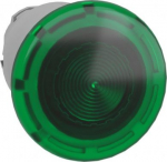 Head for illuminated push button, Harmony XB4, metal, green mushroom 40mm, 22mm, universal LED, spri ZB4BW433 | 3389110666489