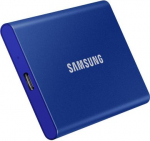 External SSD T7, 1TB, USB 3.2, Write speed 1000 MBytes/sec, Read speed 1050 MBytes/sec, Blue MU-PC1T0H/WW | 8806090312410