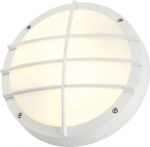 BULAN GRID wall and ceiling light, round, white, E27, max. 2x 25W, PC cover 229081 | 4024163110945