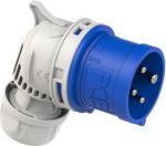 CEE Industrial plug 4x16A (3P+PE) 9h IP44 TWIST blue/grey 7414-9