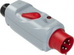 CEE-motor protection plug (PKZM0) PI+RFC 5x32A (3P+N+PE) 6h (10-16A) IP44 grey/red 547251603 | 9003399156953