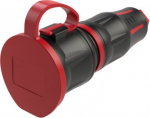 Safety connector cap nat 3x16A  IP54 TopTaurus2 black-red 25711-SR