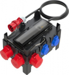 Distribution box ISCHL BV 3x16/5 6xSSD 2m5G2.5St16 H07 Ea IP44, plastic, mobile 9130006 | 9003399391514