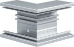 External corner of base profile for BRA 68x100mm lid 80mm of alu natur anodized BRA651003ELN | 4012740840699