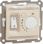 Room Thermostat 16A, 5-30 &deg;C beige Sedna Design & Elements SDD112506 | 3606481466679