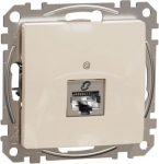 1xRJ45 data outlet CAT6 STP beige Sedna Design SDD112461S | 3606481466396