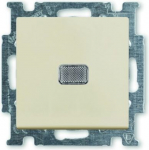 Push switch with rocker and light (without bulb) ivory 2026UCN-92-507 basic55 2CKA001413A1084 | 4011395091166