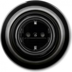 Socket Outlet, black, 5520K-C03459 N, Decento 2CHK203459C4301 | 8592624099475