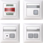 FJW1007-916 The Disabled WC SET, Control Unit FEH2001, Signal Push Button with Cord FAP3002, FAP2001 and FAP1012, white, Saga 2TKA00004979 | 6438199010991