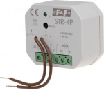 Blinds controller, mechanism, 10&divide;27 VDC, 2 buttons, 1s&divide;15 min, 6A/24V, IP20, STR-4P STR-4P | 5908312597988