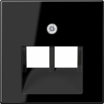 Centre plate 2xIAE/UAE, A500 black A569-2BFPLUASW | 4011377088078