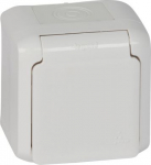 2P+E German standard socket outlet Forix -surface mounting - 16 A -250 V -white 782373 | 3245067823736