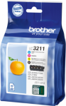 Brother Cartridge Value Pack | LC3211VAL | Ink cartridge | Black, yellow, cyan, magenta LC3211VAL | 4977766780148