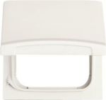 Intermediate Ring with Hinged Lid Cover plates Busch-Duro 2000&reg; SI and Reflex SI white - Allwetter 44 (IP 44) 2CKA001710A2272 | 4011395912102