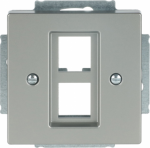 For 2 modular jack inserts. Suitable for Art. No. 0210 and 0211. Surface painted. 2CKA001753A0395 | 4011395228203