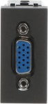 Color: Anthracite.   Front: 1x VGA connector (DE-15 connector)   Rear: screw terminals (15 wires)   Size: 1 module. 2CLA215550N1801 | 8427238142265
