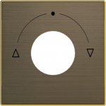 Color: Antique Gold.   Cover plate for key switch code: 8153.1 2CLA855310A1201 | 8427238166490