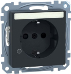 Schneider Electric Merten System M socket outlet MEG2303-0414 is a mechanism with central plate in color anthracite. This socket outlet belongs to M-Arc, M-Elegance, M-Plan, M-Plan glass, M-Smart, M-Star, System M aesthetic group. It is with lighting ...
