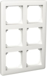 Cover frame, Exxact, Primo, 2 x 3 gangs, white WDE002346 | 3606480208645