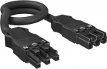 Savienojuma vads 3 x 2,5 mm&sup2; ligzdas - spraudņa izpildījumā ar WINSTA&reg; MIDI tipa spraudņu sistēmu.    &Scaron;ļūteņu vads: H05Z1Z1-F 3 x 2,5 mm&sup2; 6108730 | 4012196703968