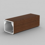 Angular trunking 20x20, wooden imitation - DARK OAK, 2 m, carton. Classic shape. Intended for assembly to the wall or to the ceiling. Double lock of the cover provides higher rigidity of the trunking and provides better fixation of the cover. LHD 20X ...