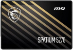 SSD MSI SPATIUM S270 960GB SATA 3D NAND Write speed 450 MBytes/sec Read speed 500 MBytes/sec 2,5" TBW 500 TB MTBF 2000000 hours S78-440P130-P83 S78-440P130-P83 | 4711377001175