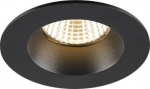 Downlight NEW TRIA 68 8.3W 38&deg; 500lm 3000K IP20/65 DIM, black 1007408 | 4024163277594