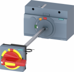 door mounted rotary operator emergency-off IEC IP65 with door Interlocking illumination kit 24 V DC ACcessory for: 3VA2 400/630 Manual operating mechanisms for 3VA molded-case circuit breakers. For easy operation of the molded-case circuit breaker 3V ...