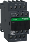TeSys D contactor, 4p(2 NO+2 NC), AC-1, <= 440 V 32A, 24 V DC coil. range: TeSys - product or component type: contactor - device short name: LC1D - contactor application: resistive load - utilisation category: AC-1 - poles description: 4P - pole cont ...
