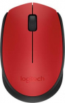 Computer mouse USB OPTICAL WRL, Wireless, USB, AA, Red 910-004641 | 5099206062870