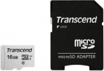 Memory card SDHC 16GB, Adapt, C10, white TS16GUSD300S-A | 760557842064